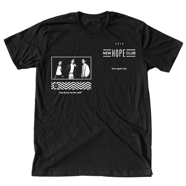 LOVE AGAIN 2019 UNISEX TOUR TEE (BLACK) Small only