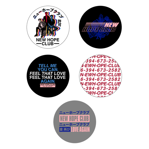 LOVE AGAIN BUTTON PACK