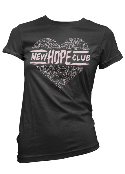 V-DAY 2017 JUNIOR'S TEE (BLACK) 2XL only