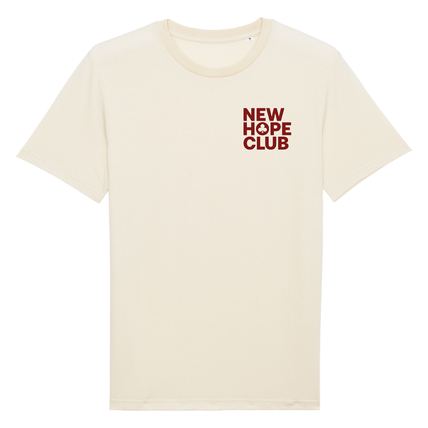 NHC CLOVER CHEST LOGO NATURAL T-SHIRT